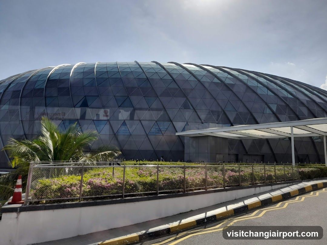 Modern glass building exterior