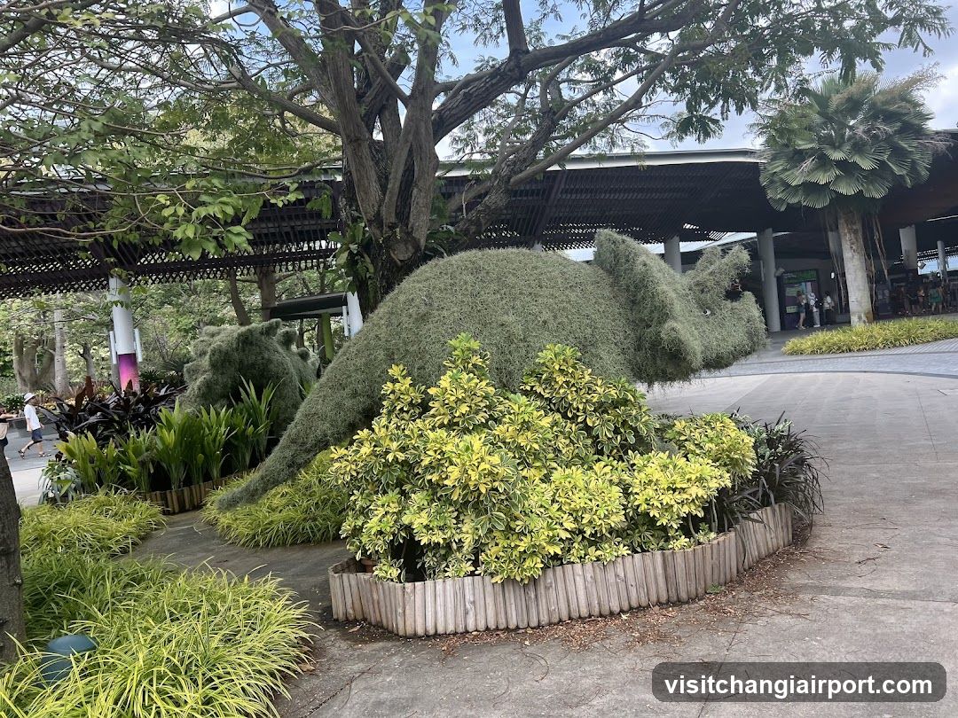Garden Sculpture with Topiary