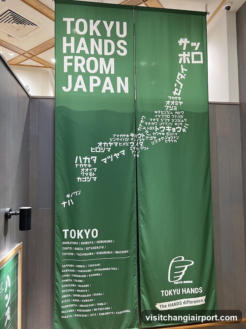 Tokyu Hands from Japan Banner