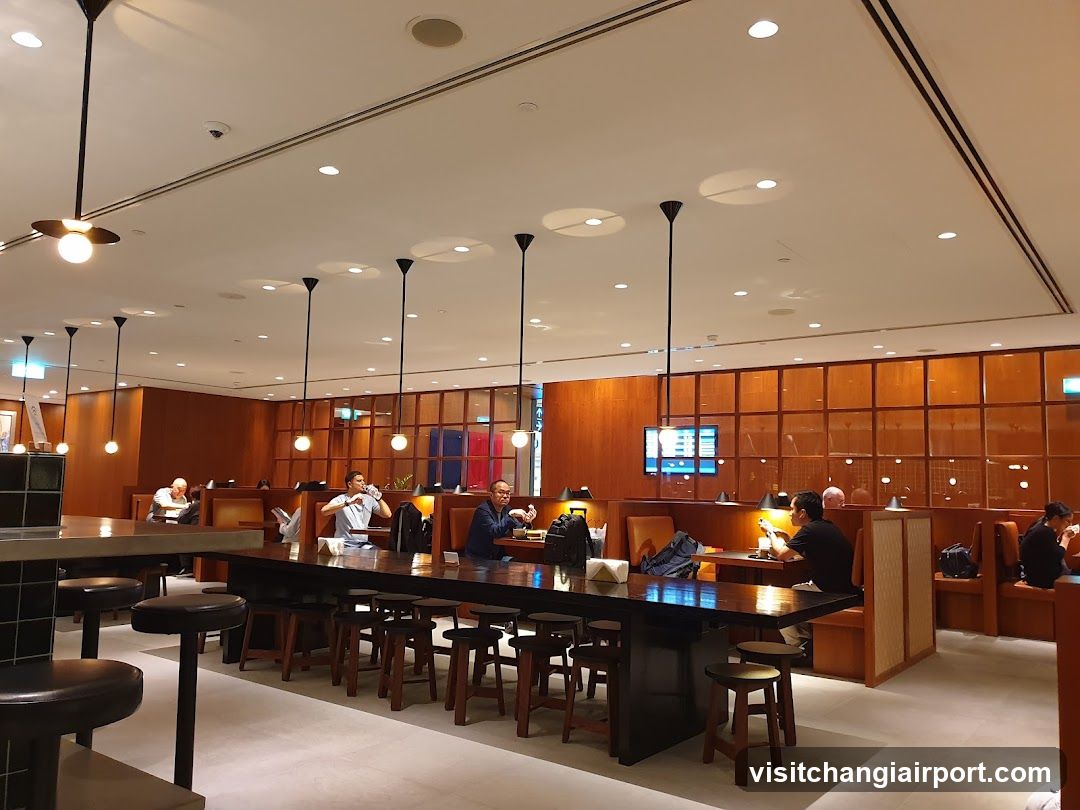 Interior of a modern café or lounge area