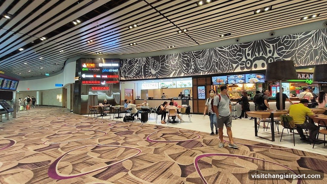 Airport Food Court Interior