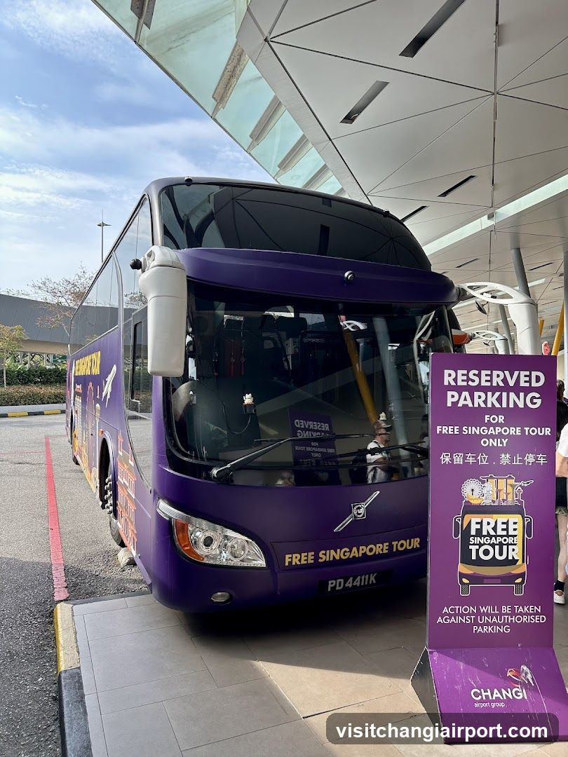 Free Singapore Tour Bus at Changi Airport