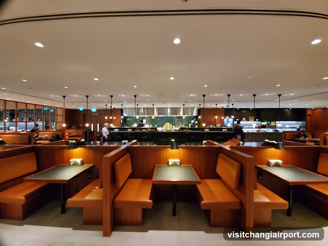 Restaurant Interior with Booth Seating