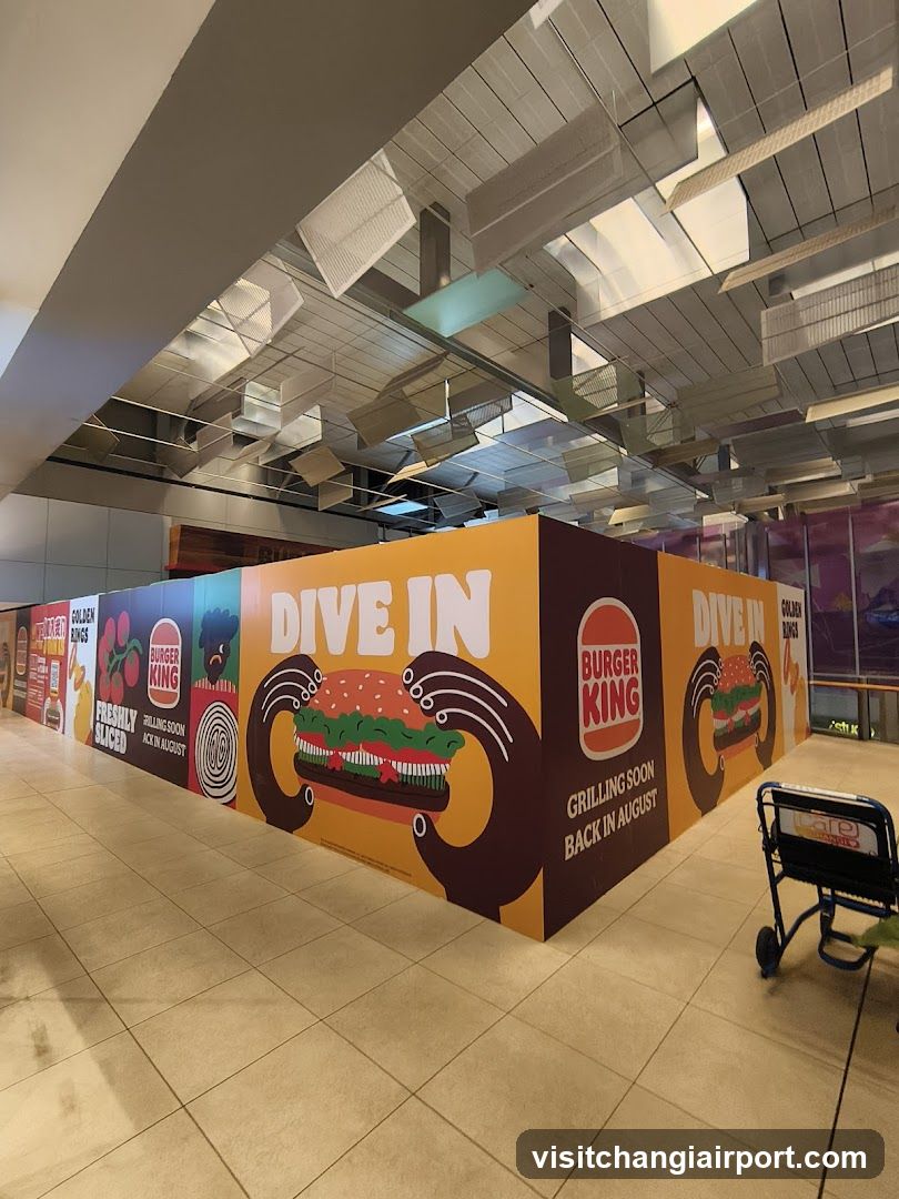Burger King 'Dive In' Campaign Display