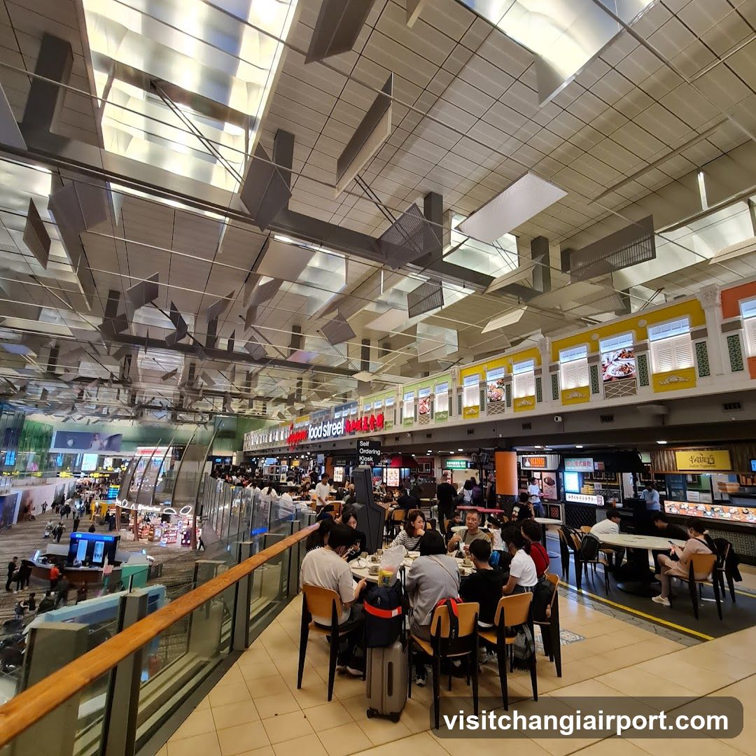 Airport Food Court Interior