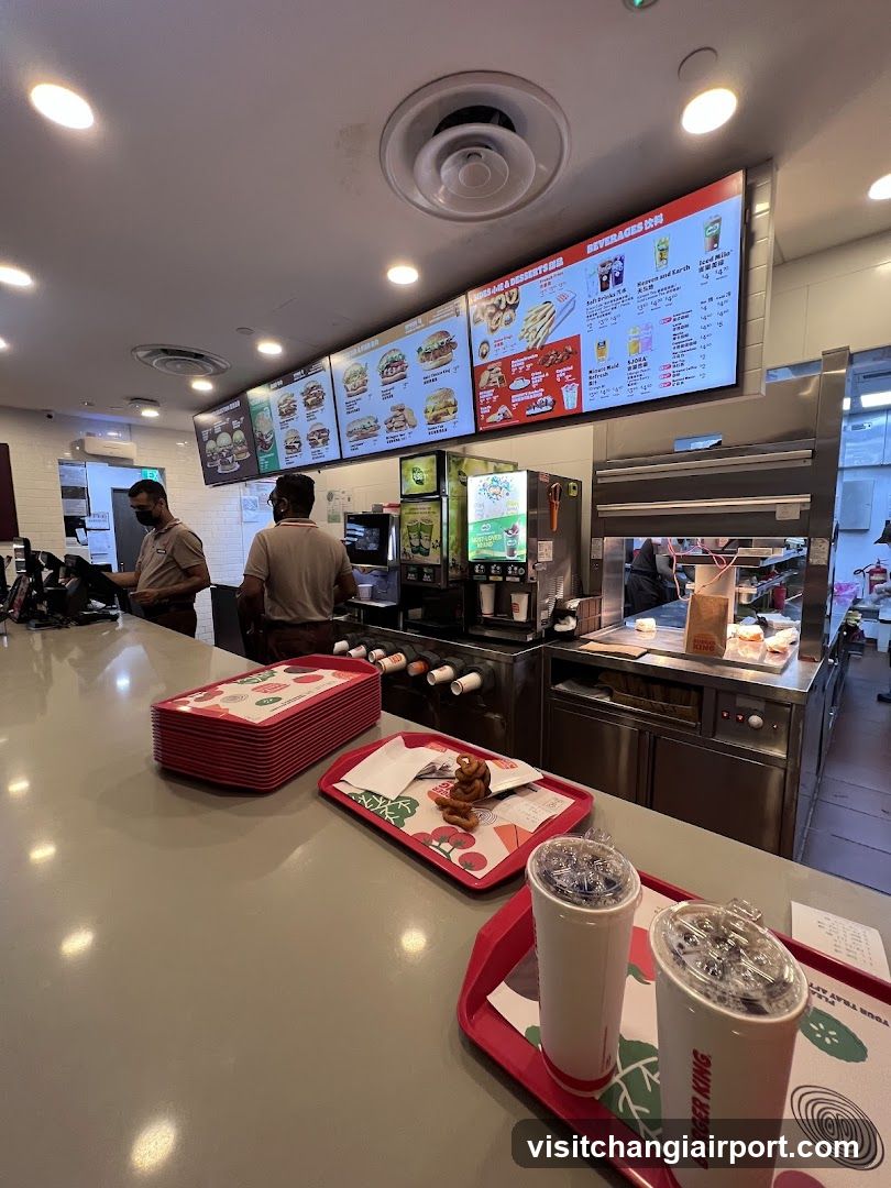 Burger King Interior Counter View