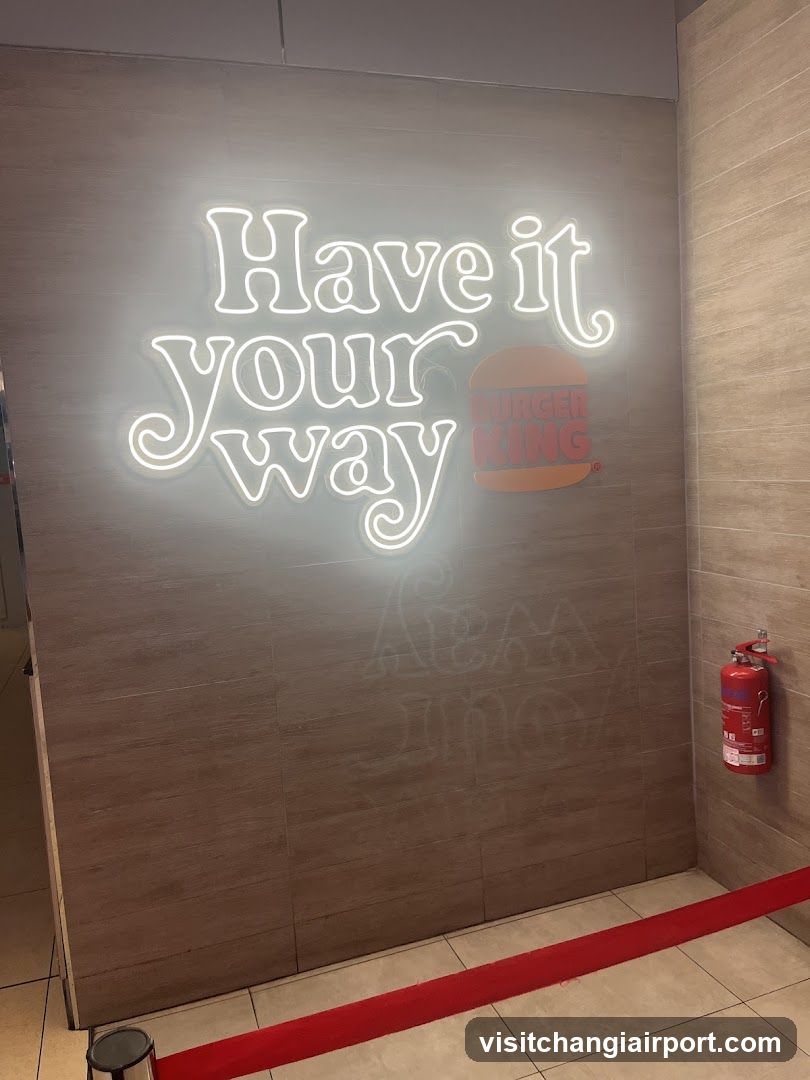 Burger King Interior Wall Signage