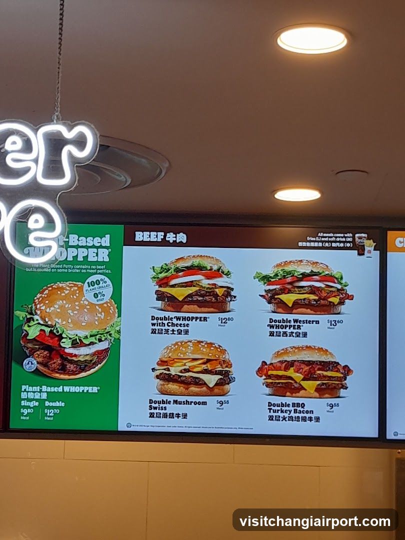 Burger Menu Board