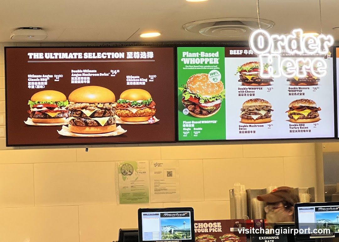 Fast Food Restaurant Interior Display