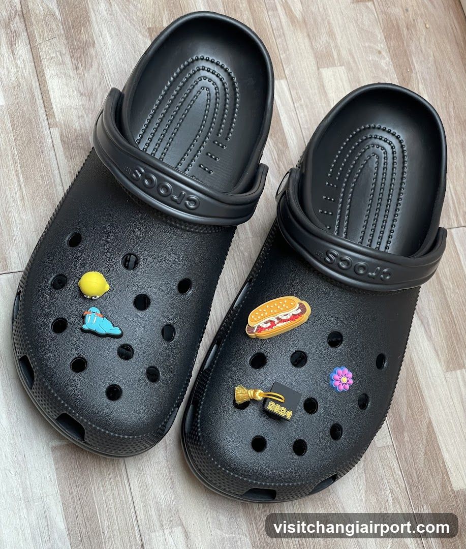 Crocs with charms