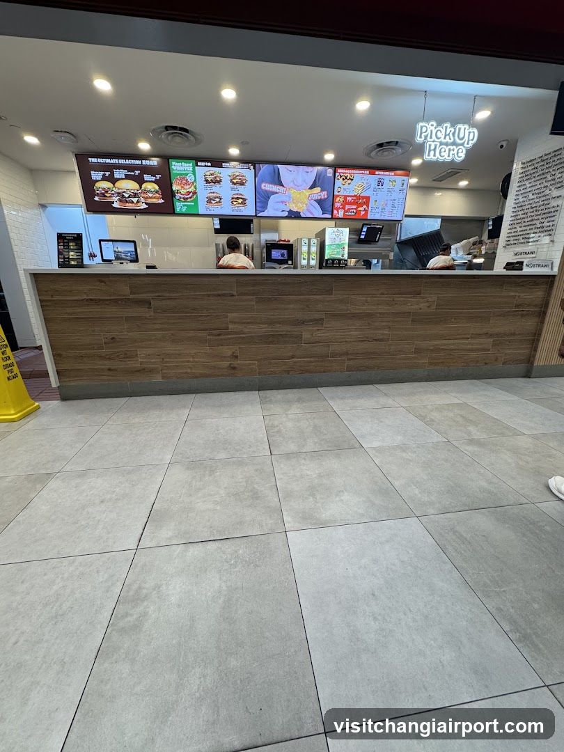 Fast Food Counter Interior
