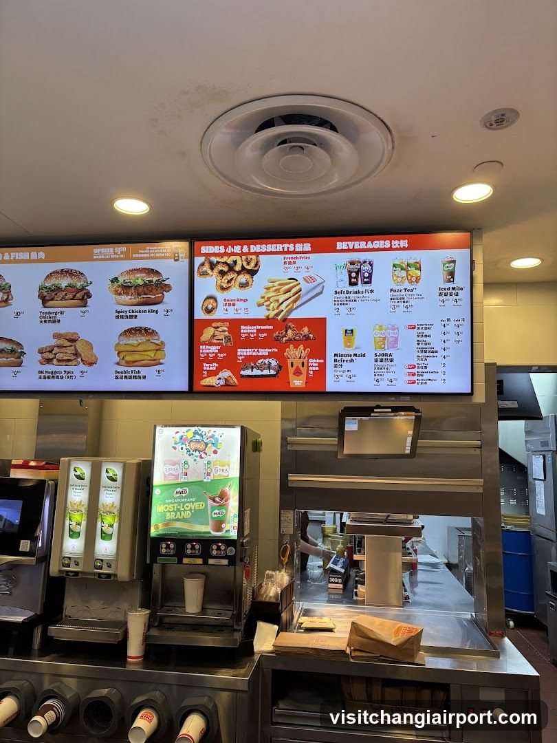 Fast Food Menu Board