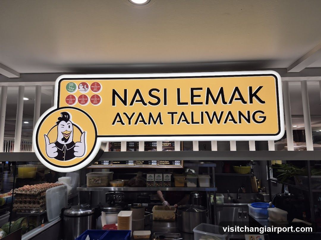 Nasi Lemak Ayam Taliwang Stall Interior View