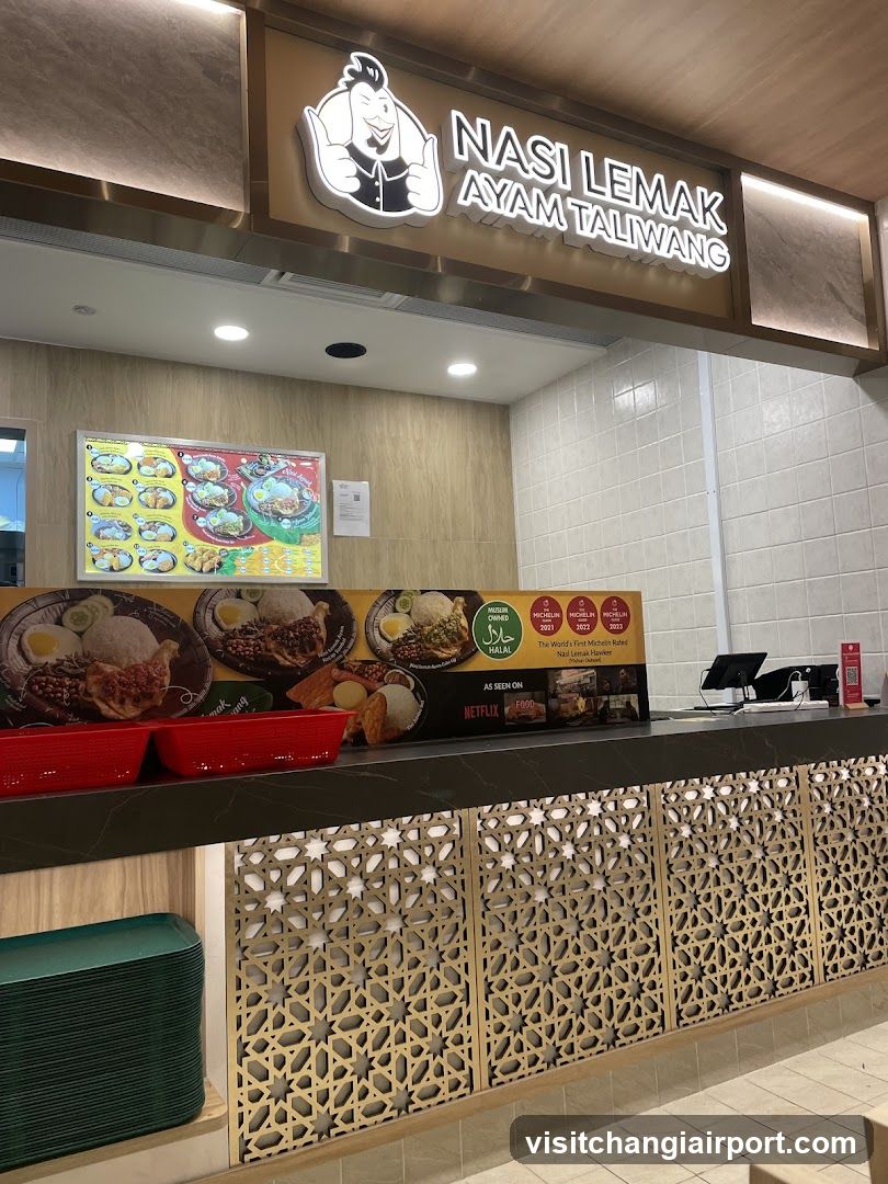 Nasi Lemak Ayam Taliwang Counter Interior