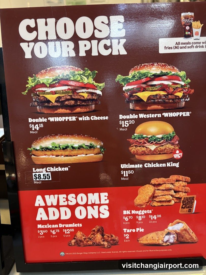 Burger King Menu Board