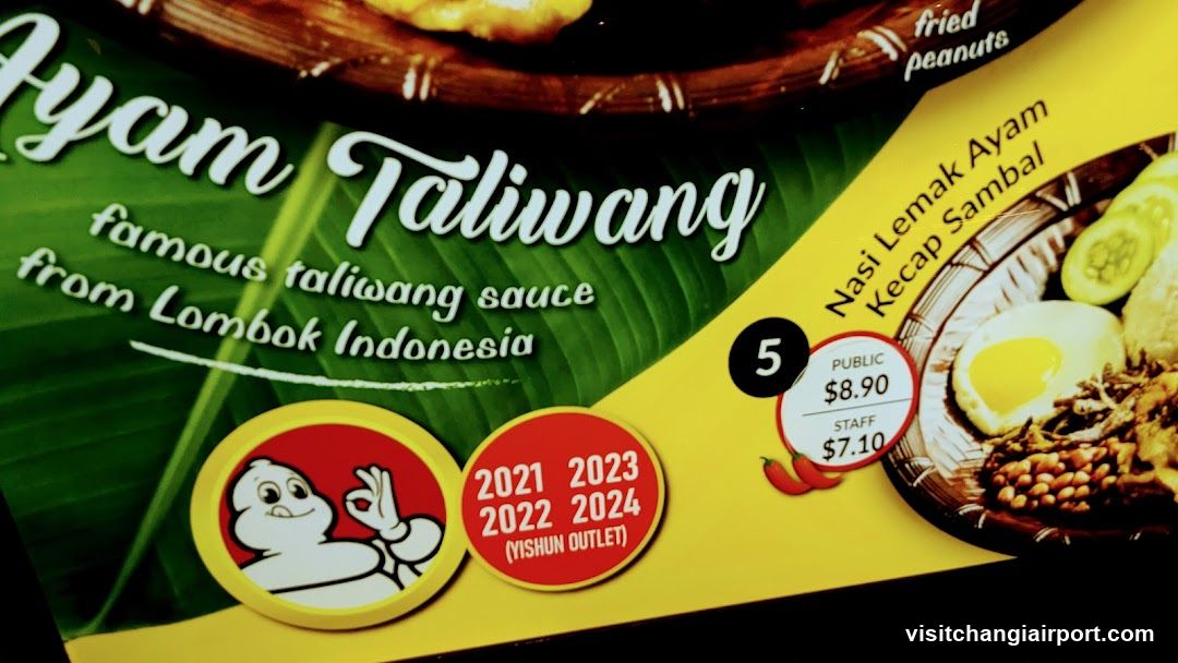Ayam Taliwang Menu Display