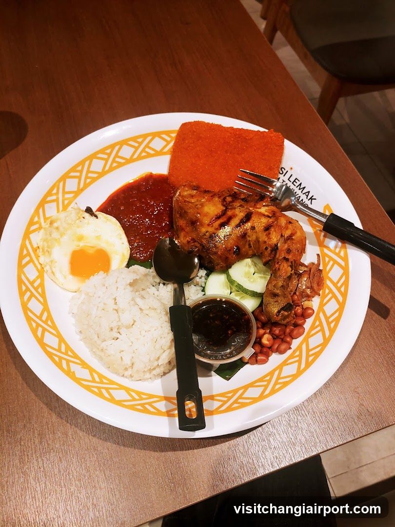 Nasi Lemak Plate