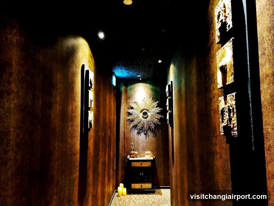 Interior Hallway with Decorative Elements