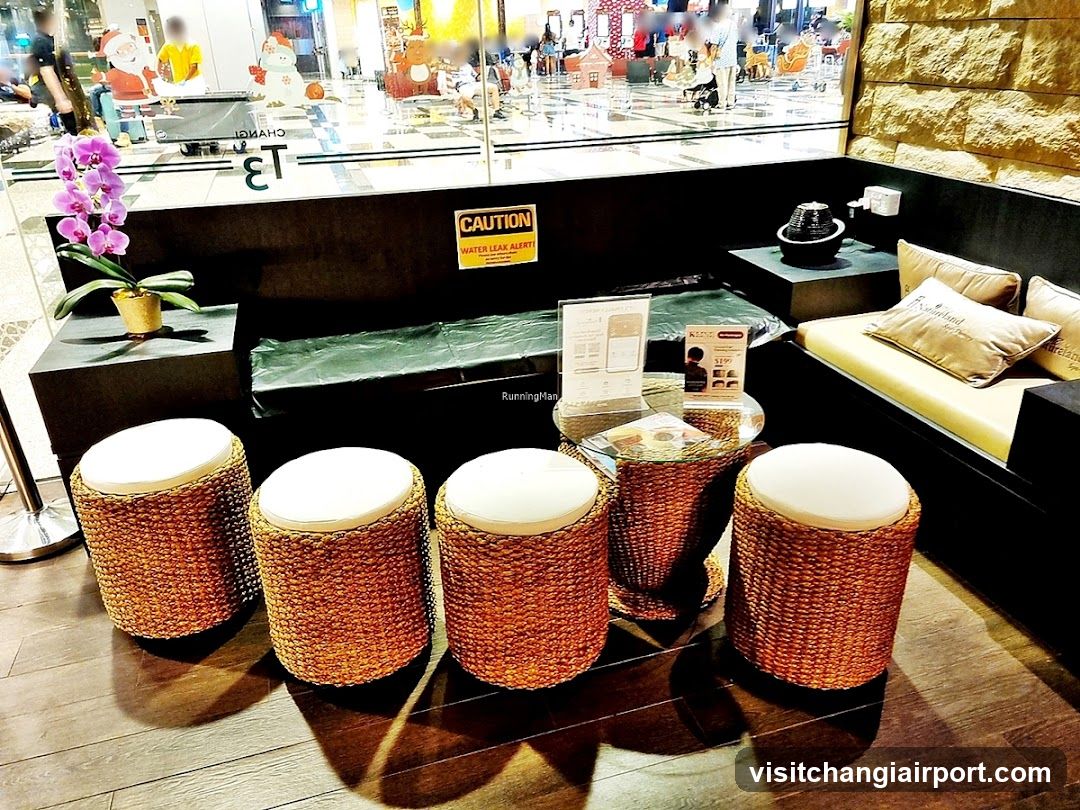 Lounge Area with Seating and Decor