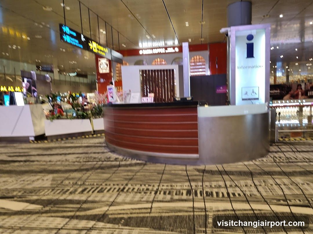 Airport Information Desk Area