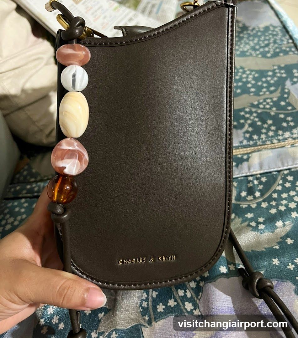 Charles & Keith Bag with Beaded Charm