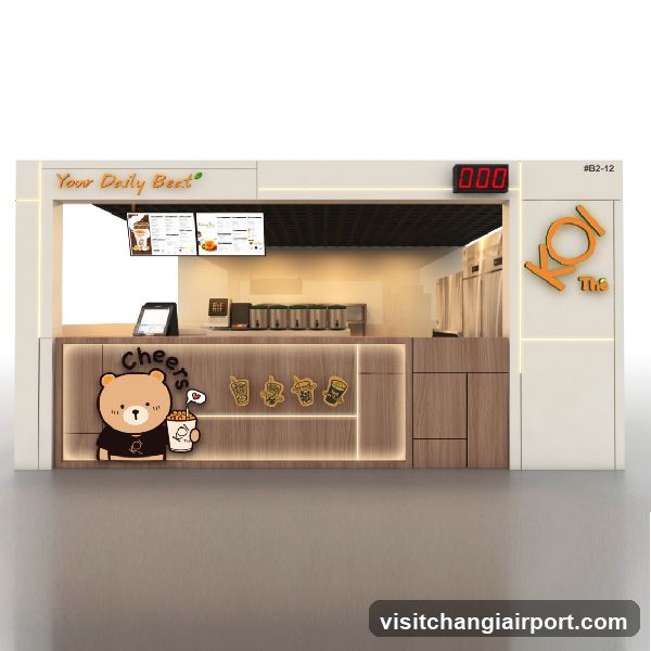 Boba Tea Shop Interior View