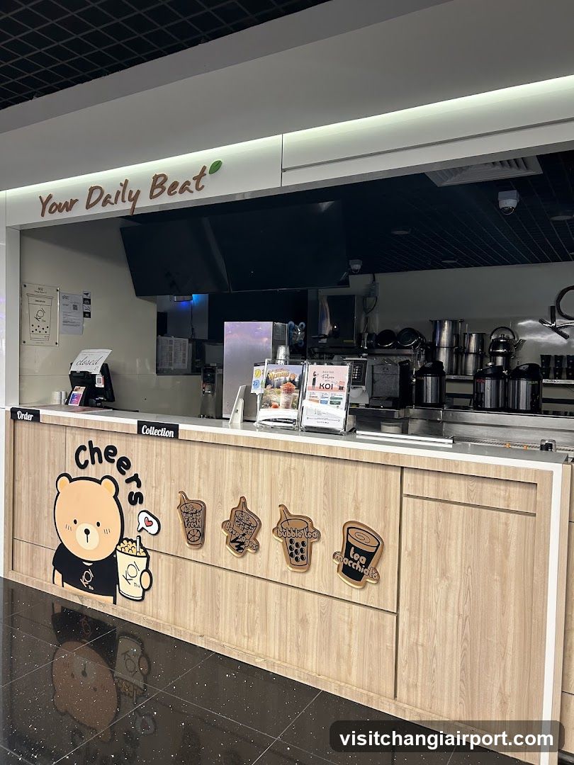 Boba Tea Shop Interior Counter