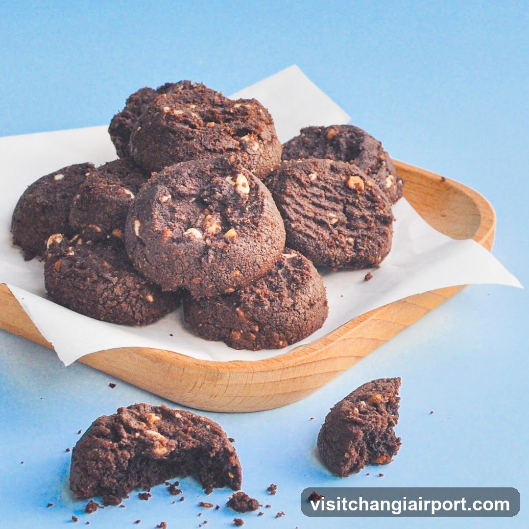 Chocolate Cookies with Nuts