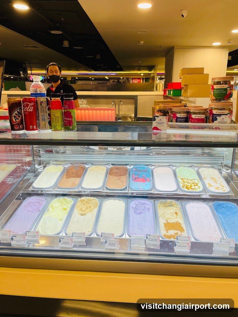 Ice Cream Display Counter