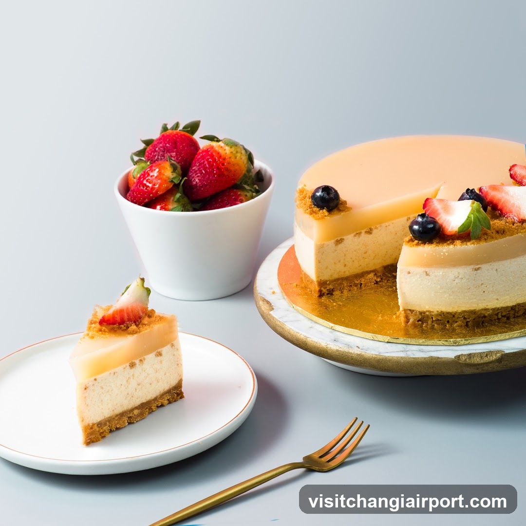 Cheesecake with Strawberries and Blueberries