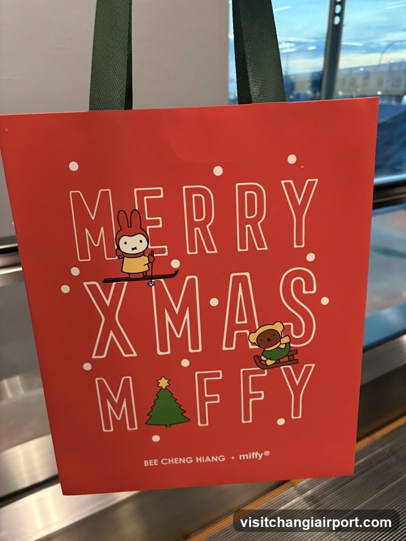 Merry Xmas Miffy Gift Bag