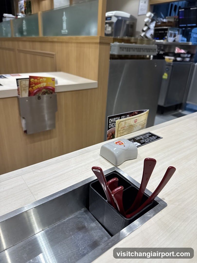 Restaurant Interior Counter View