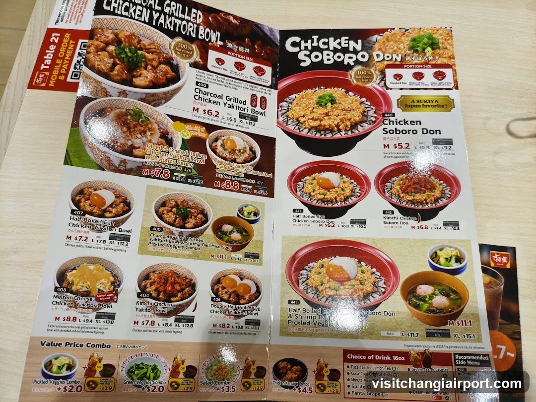 Chicken Soboro Don Menu