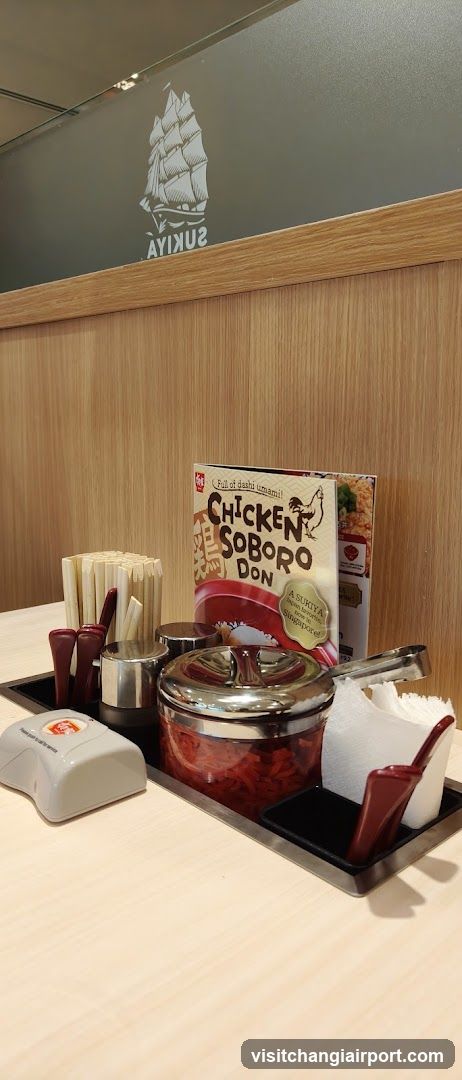 Chicken Soboro Don Table Setting