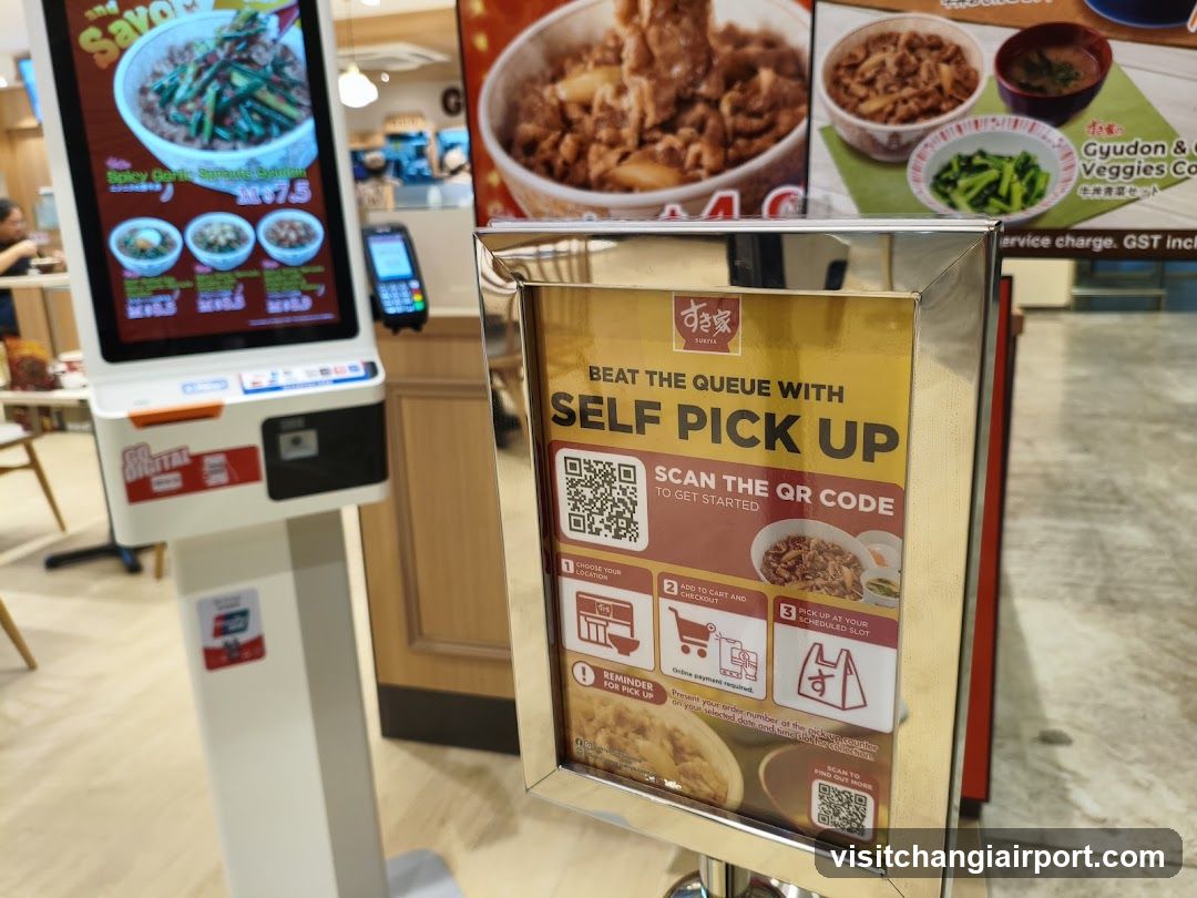 Self-Pickup Signage and Kiosk
