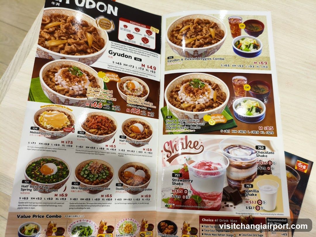 Japanese Restaurant Menu