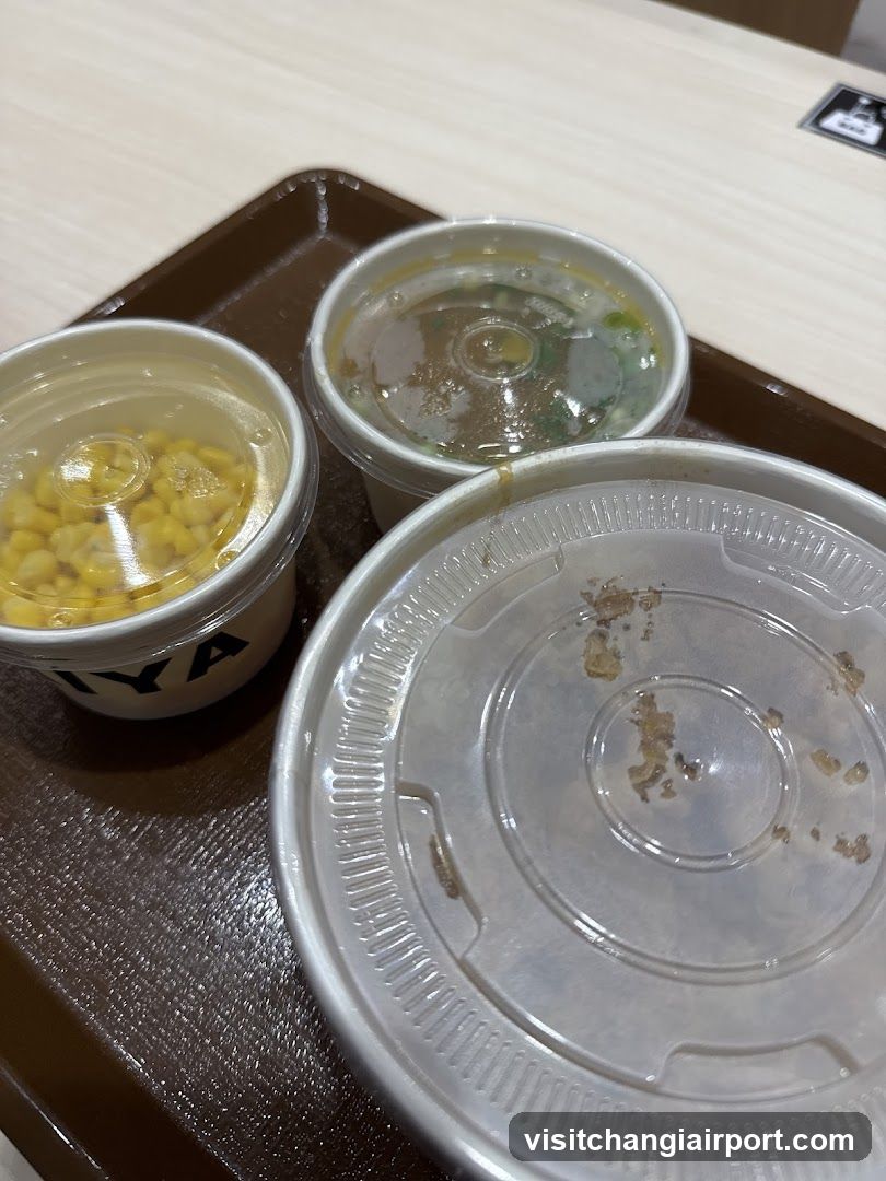 Takeout Food Containers on Tray
