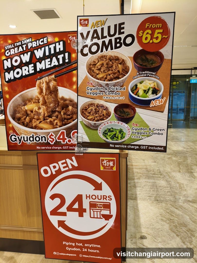 Gyudon Promotion Signage
