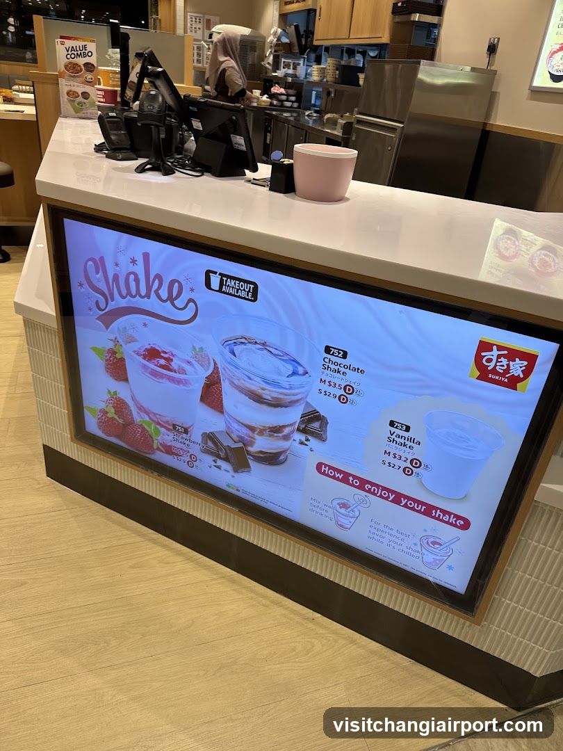 Shake Menu Display