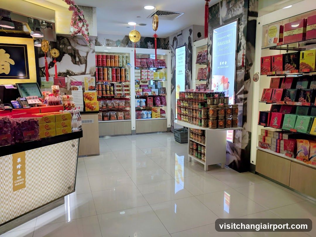 Interior of a Chinese specialty shop