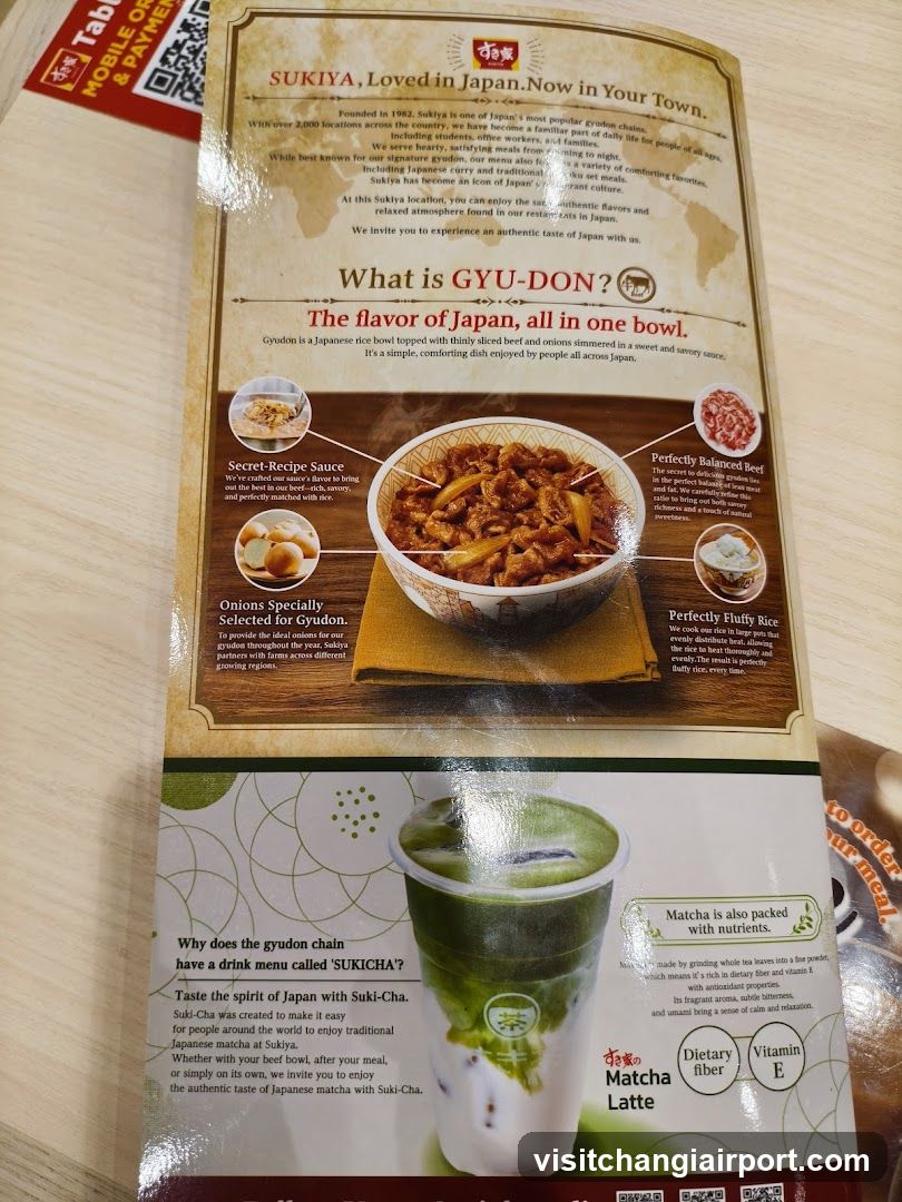 Sukiya Menu Flyer