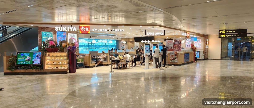 Sukiya and Gyudon Curry Restaurant Interior