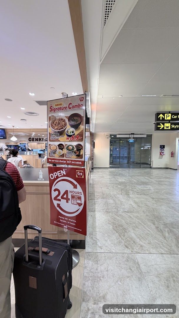 Airport Food Court Interior