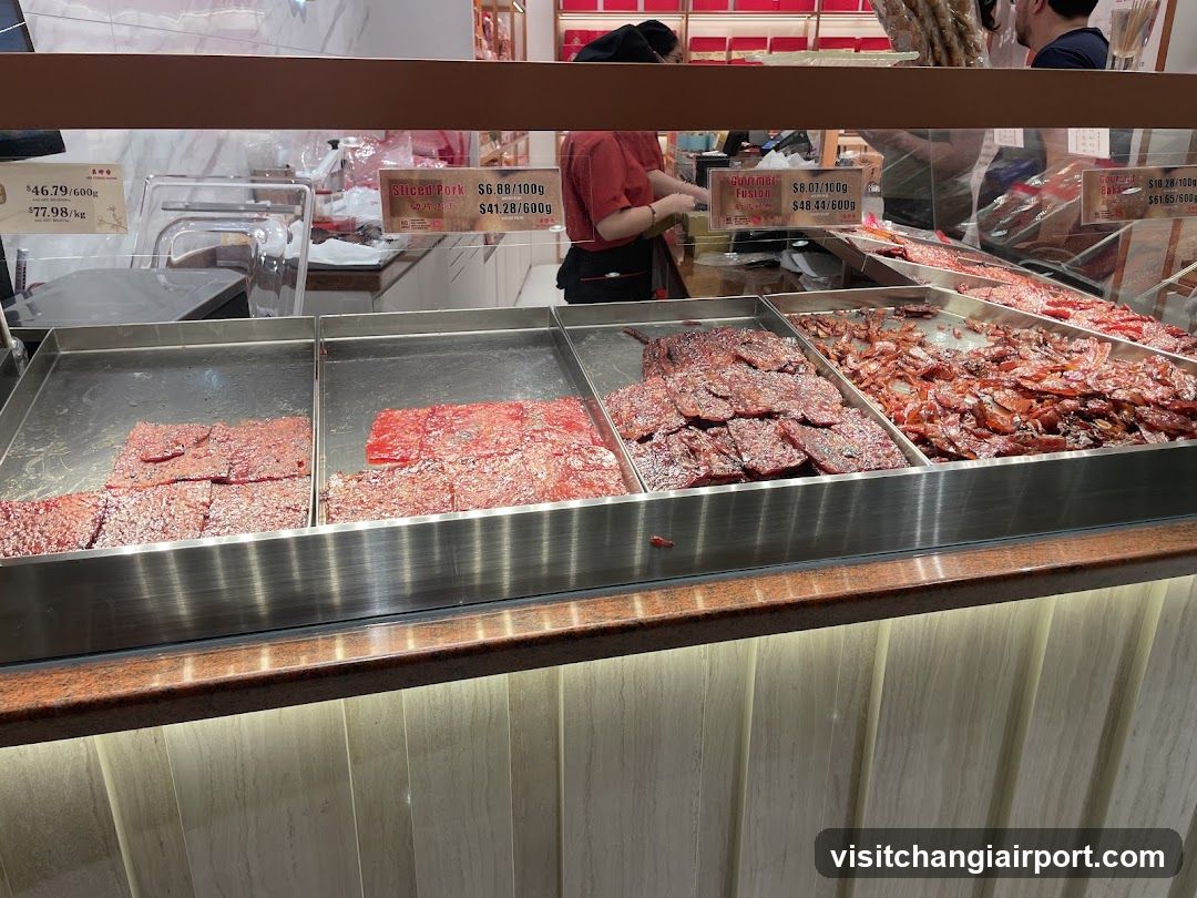 Dried Meat Display Counter