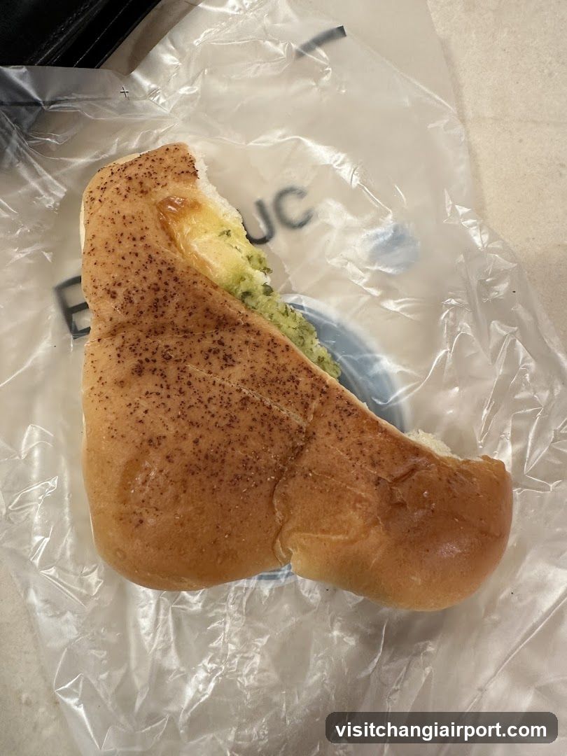 Sandwich in plastic bag