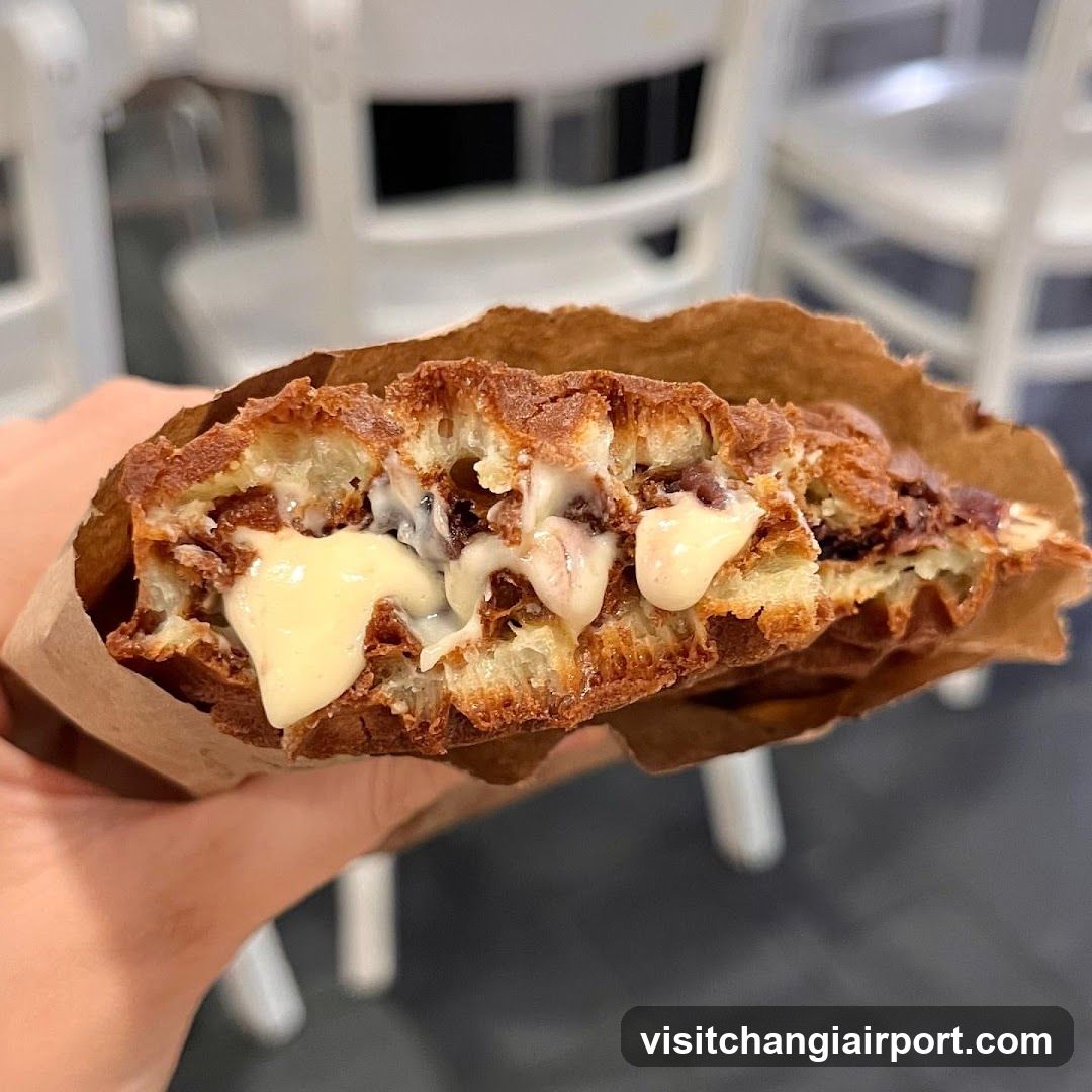Handheld Pastry with Cream Filling