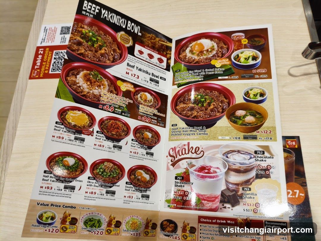 Beef Yakiniku Bowl Menu