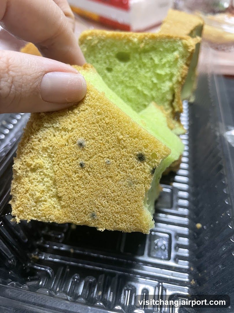 Green and Yellow Cake Slices