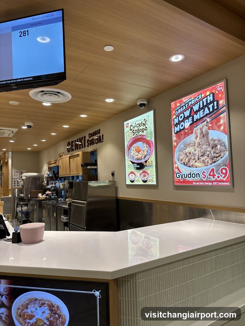 Restaurant Interior with Menu Boards