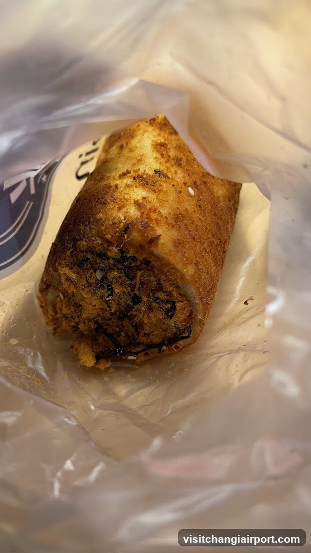 Crispy Fried Roll in Plastic Bag